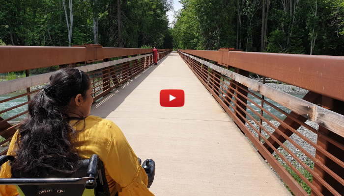 Video: Olympic Discovery Trail on my wheelchair